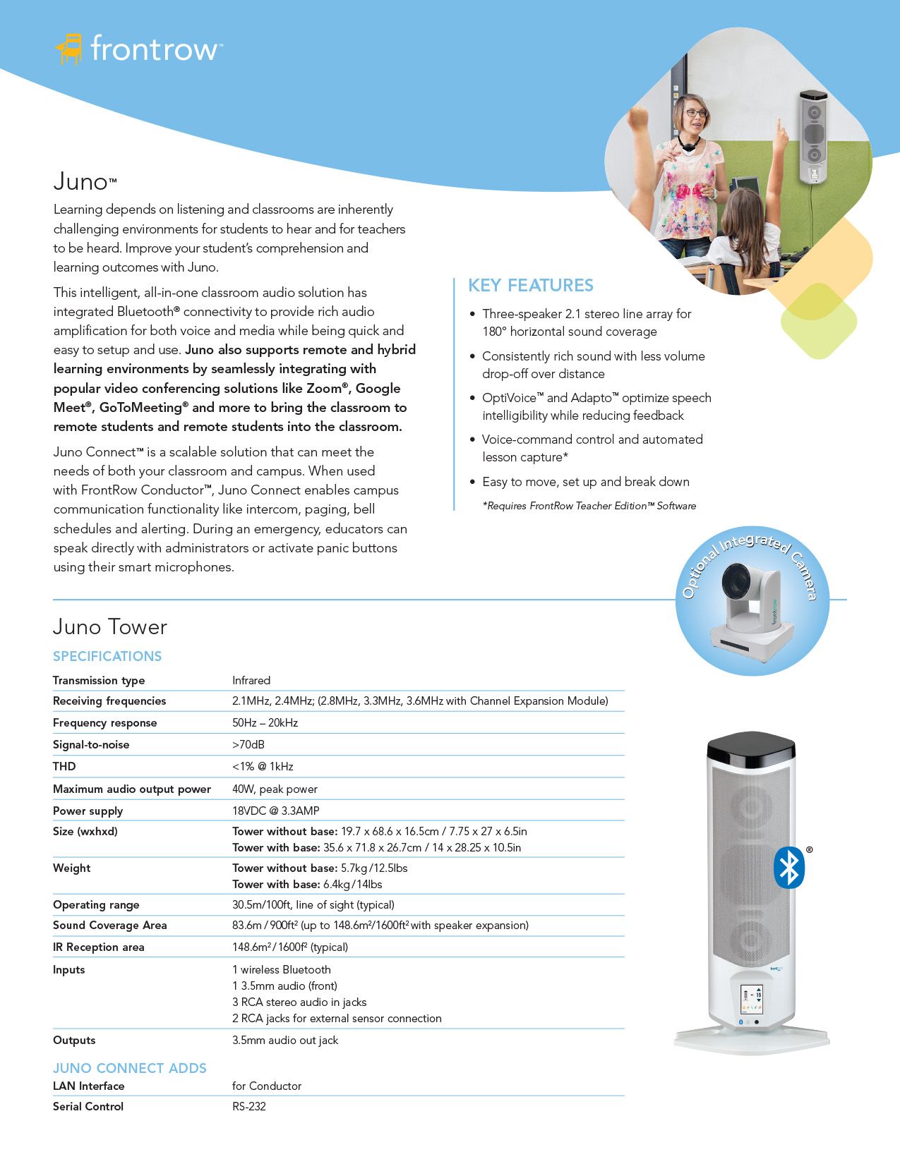 Juno Product Sheet